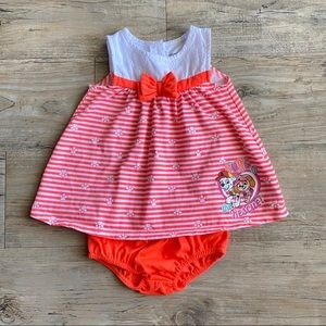 2pc Dress & Romper Set Rescue Pups (3-6 mo)